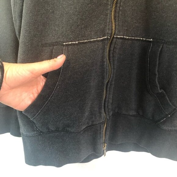 Roots 73 Athletics Zip  Hoodie Adult Lg Black - Picture 6 of 12